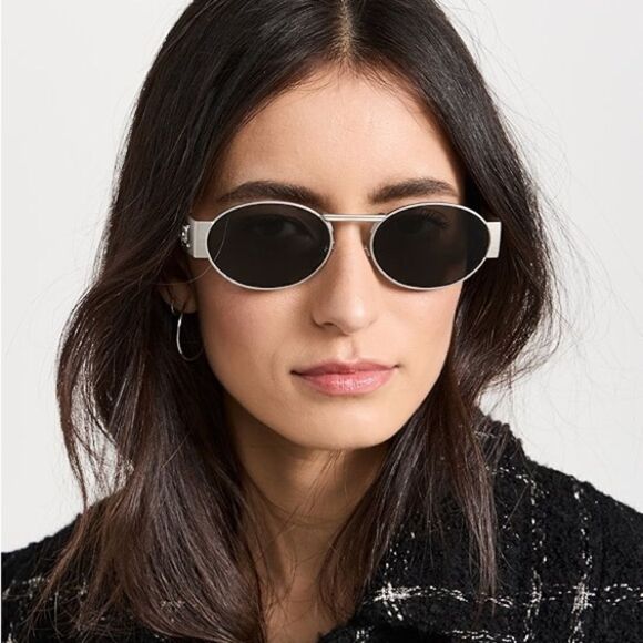 Versace Accessories - VERSACE Sunglasses VE2264 151387 Silver Dark Grey Unisex NEW
